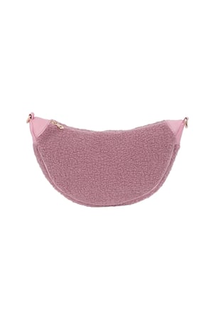 Flauschige Teddy Tasche - rosa h5 