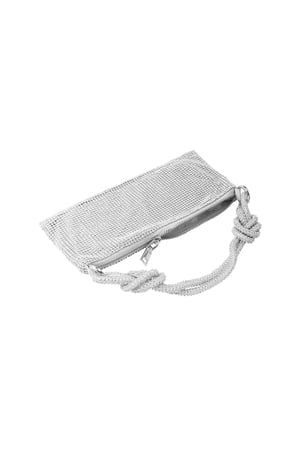 Bag glamor knotted - Silver Color color h5 Picture3