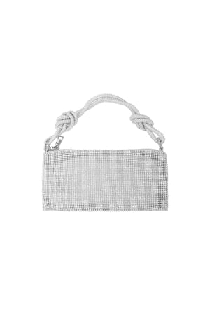 Bag glamor knotted - Silver Color color h5 