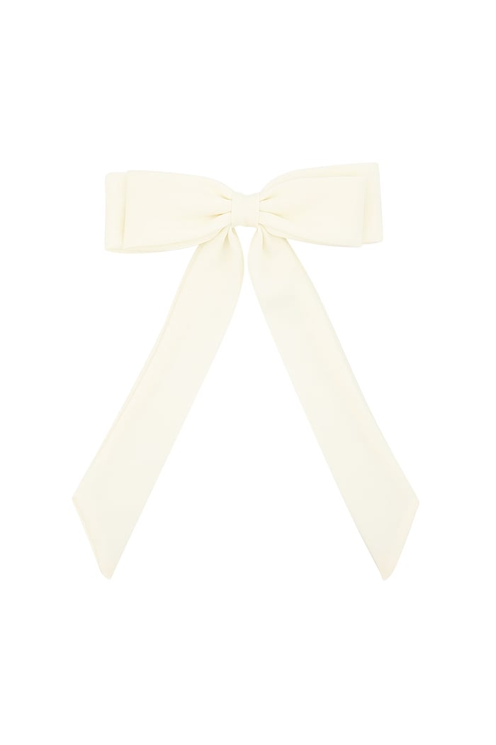 Hair bow basic babe - off-white 