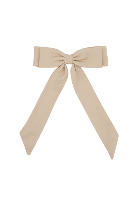 Hair bow basic babe - beige