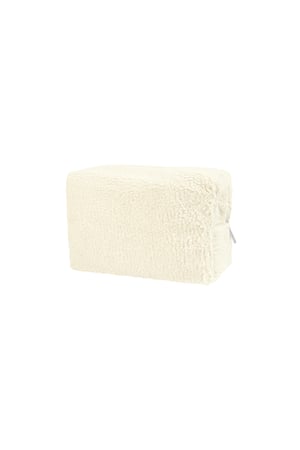 Teddy touch up makeup bag - off white h5 