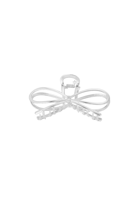 Hair clip bow babe - Silver Color color 2