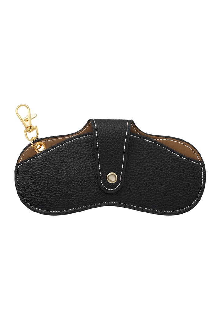 Clip-on sunglasses case - black 