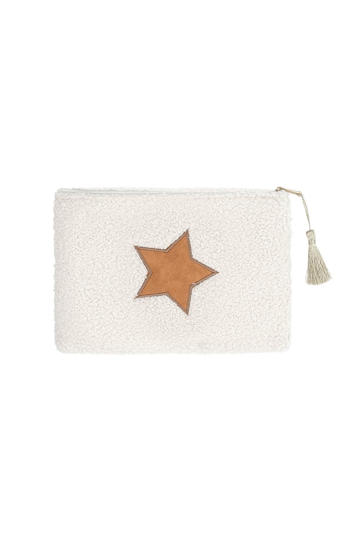 Make-up bag starshine - beige 