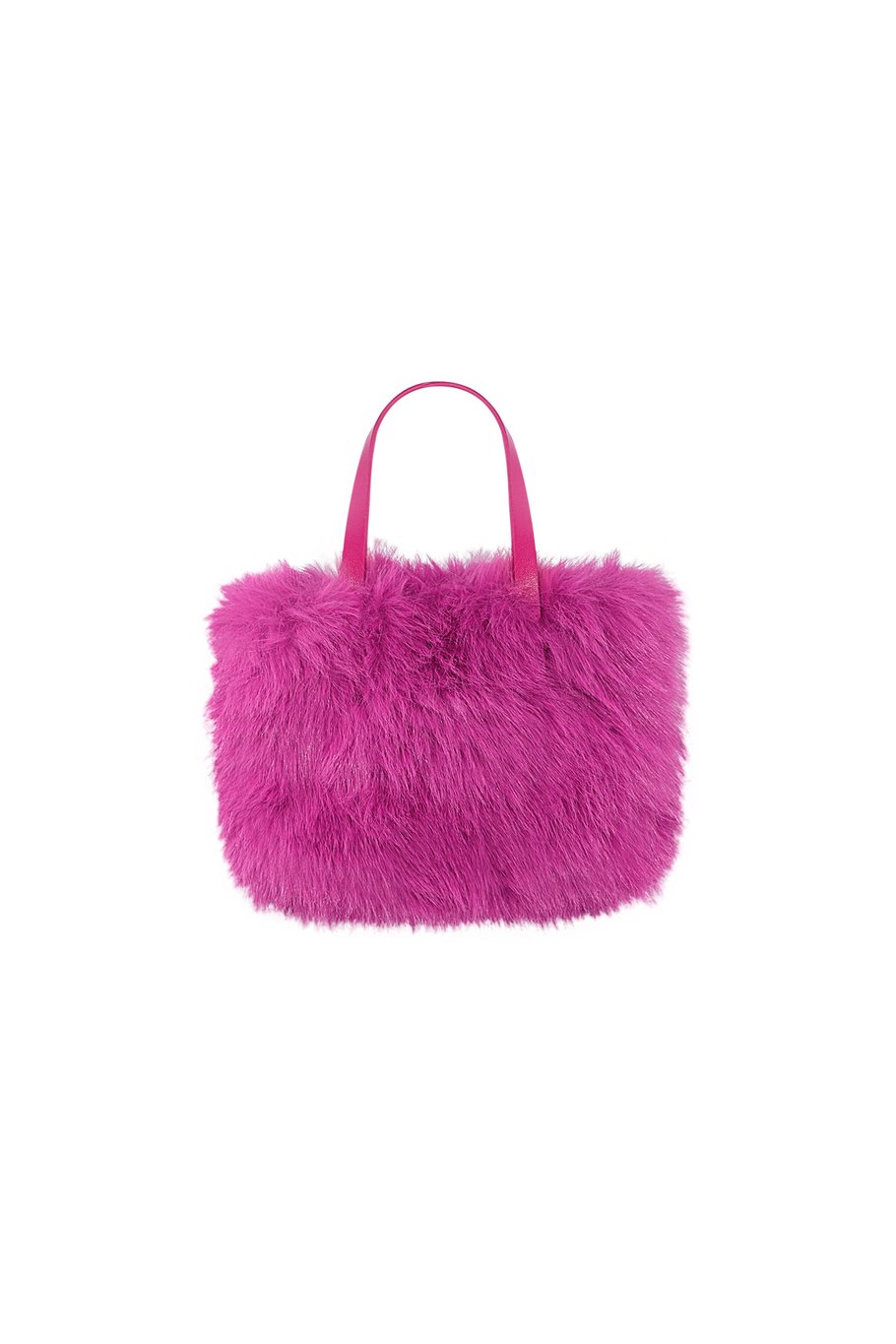 Plüsch-Haven-Tasche - schwarz