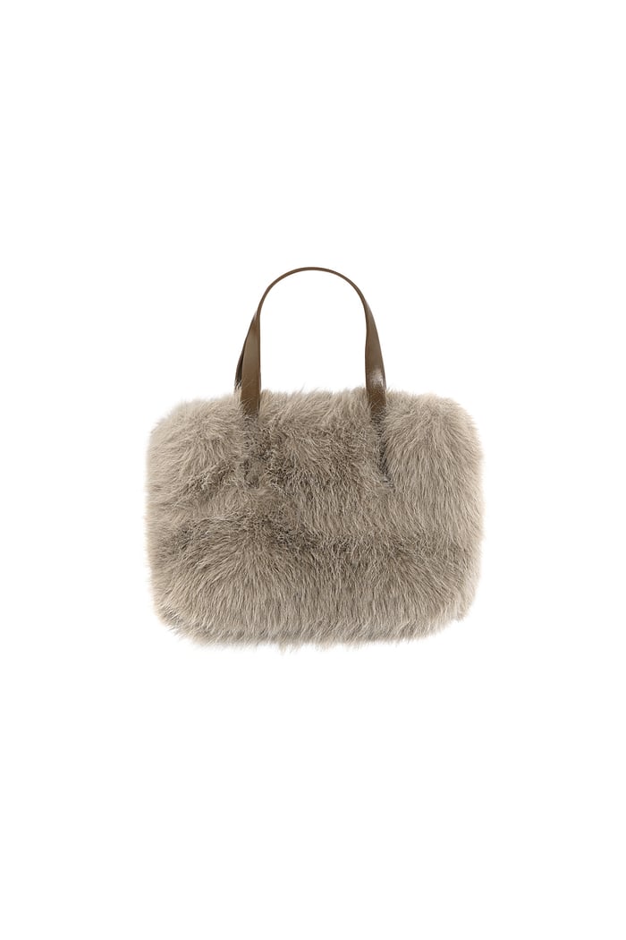 Plush haven bag - camel 