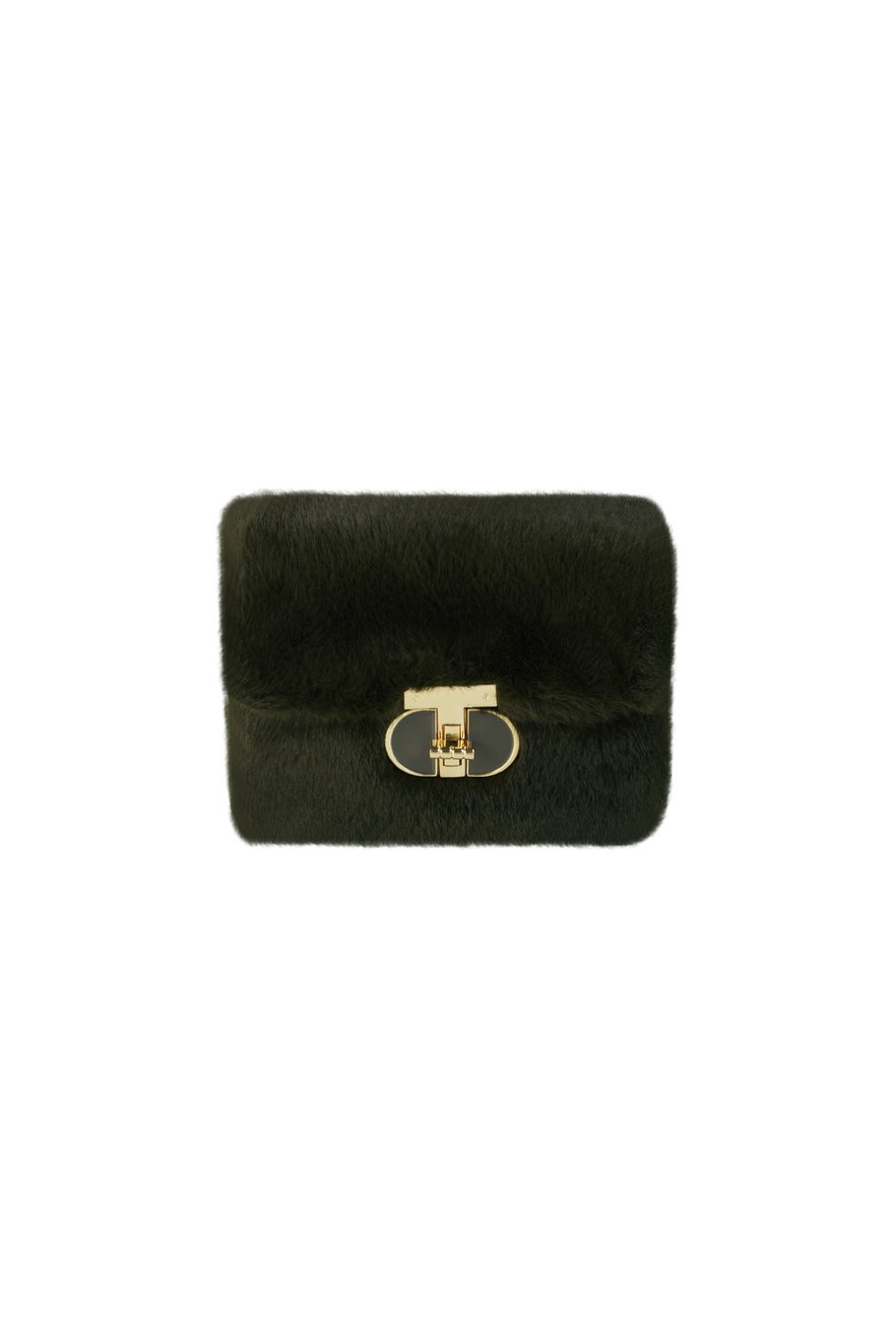Kuschelige Clutch - braun