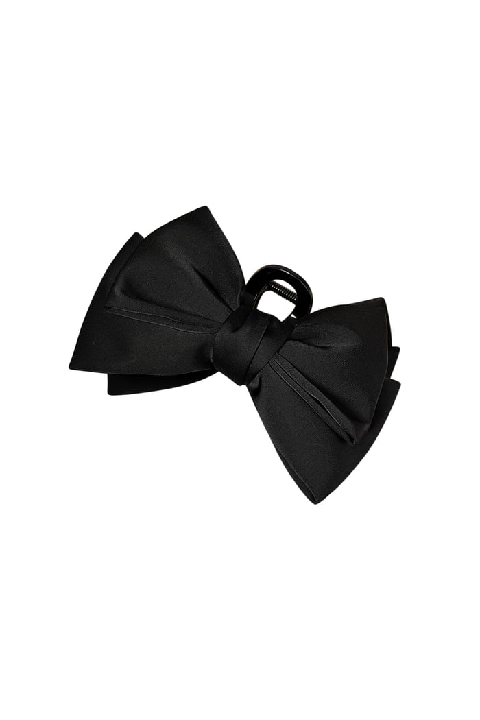 Hair clip bow - black 