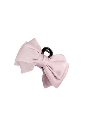 Hair clip bow - pink h5 