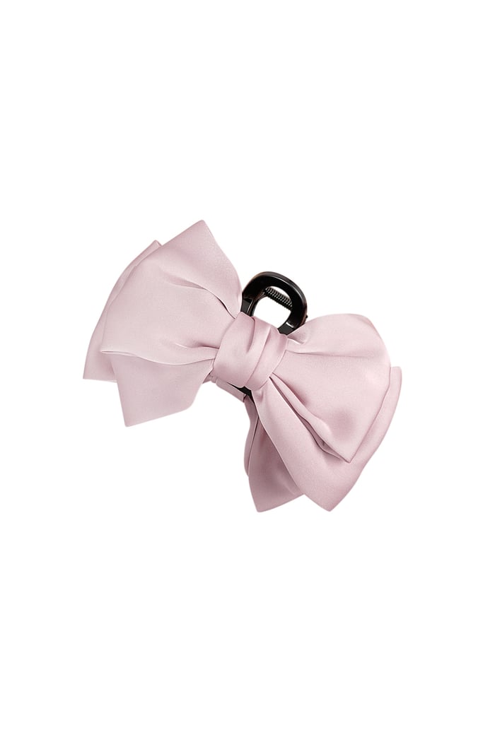 Hair clip bow - pink 