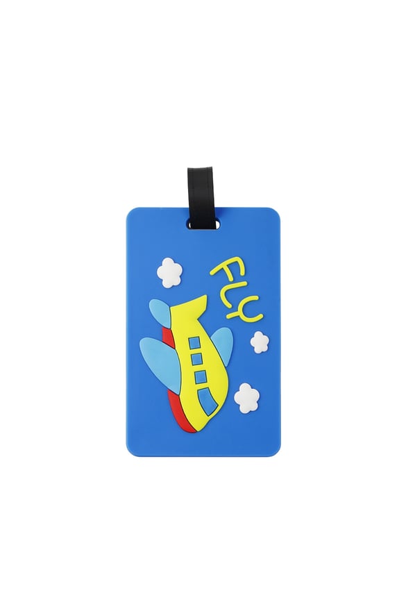 Flying High suitcase tag - blue 2