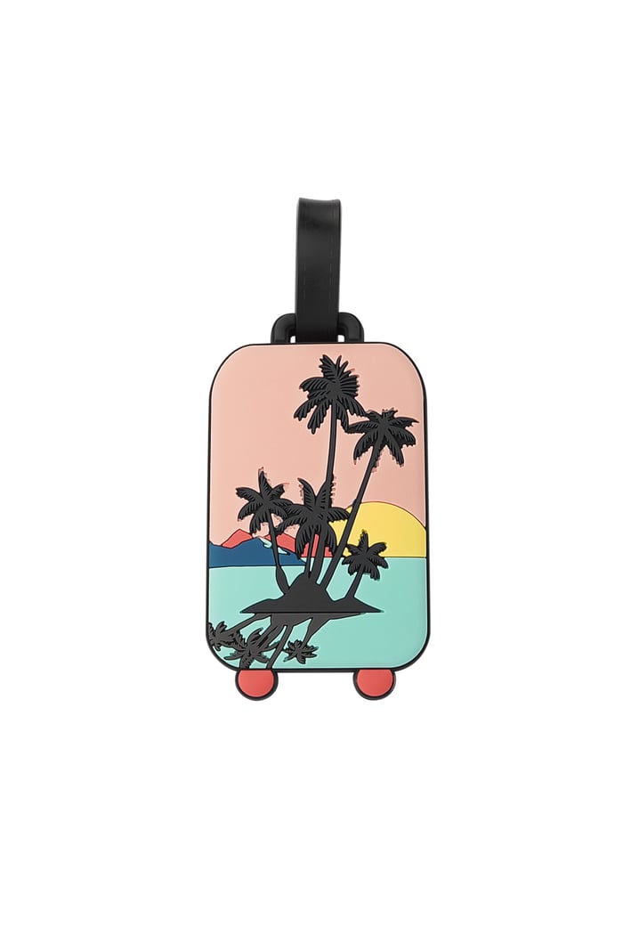 Paradise suitcase tag - multi 