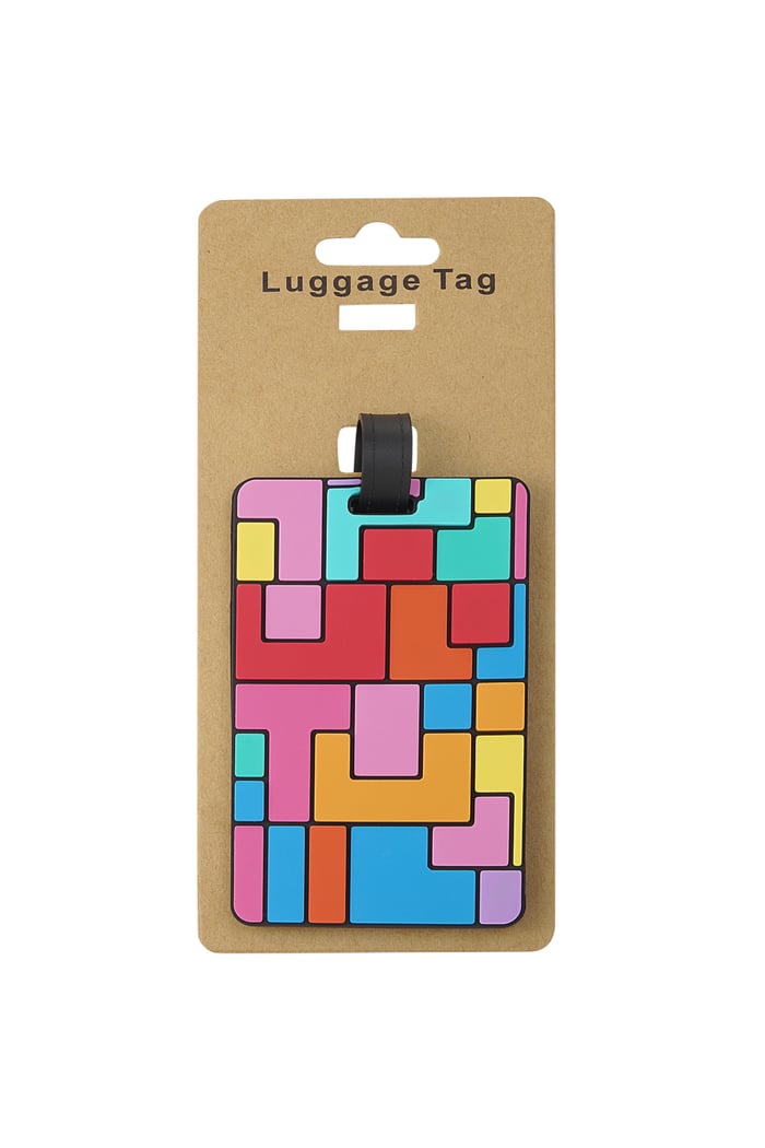 A Few Blocks suitcase tag - multi Picture2