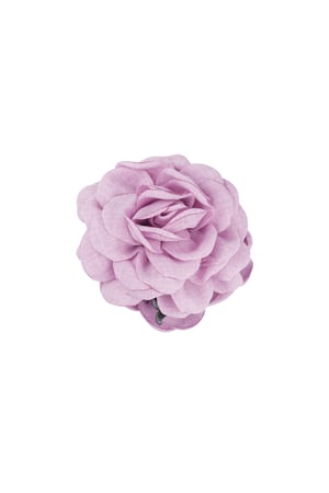 Rose hair clip - lilac h5 