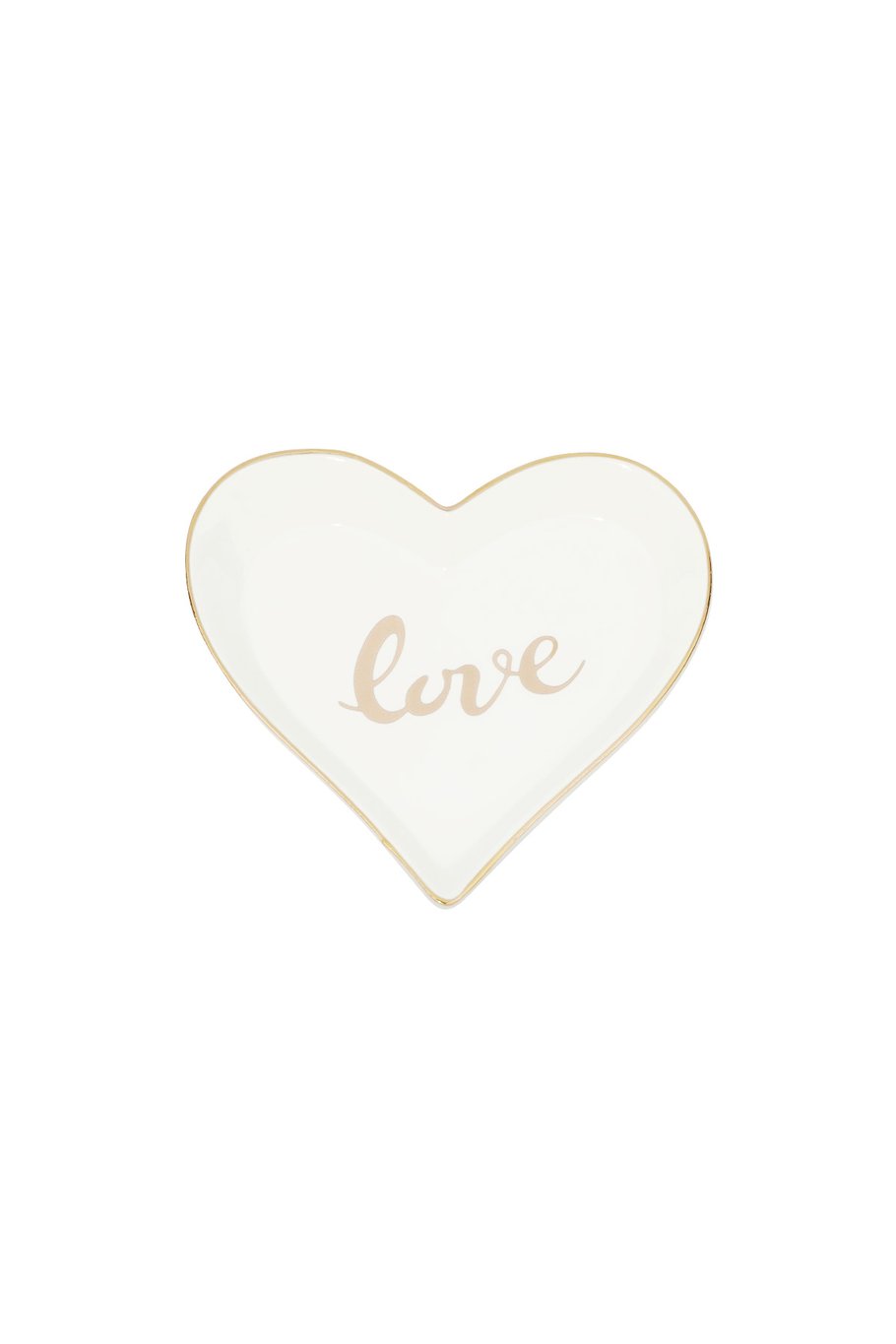 Glass display love on - White