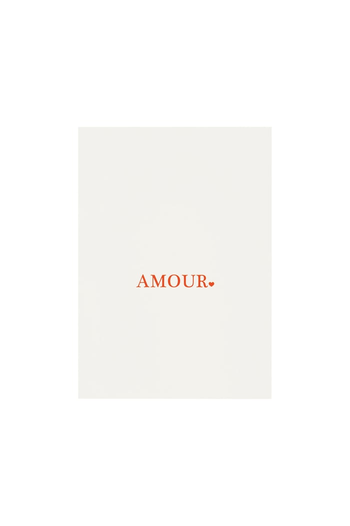 Amour-Karten - Weiß 