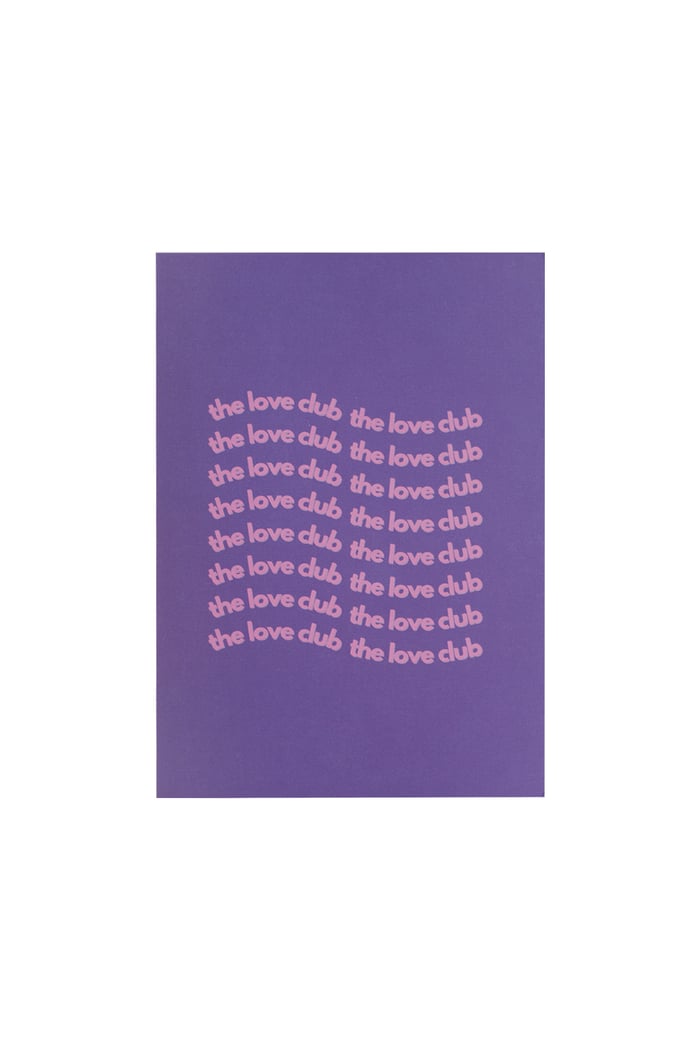 The love club cards - Purple 