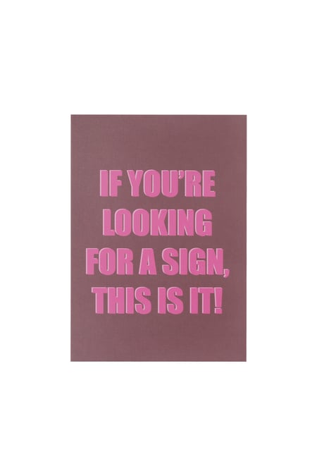 Looking for a sign cards - Wine red