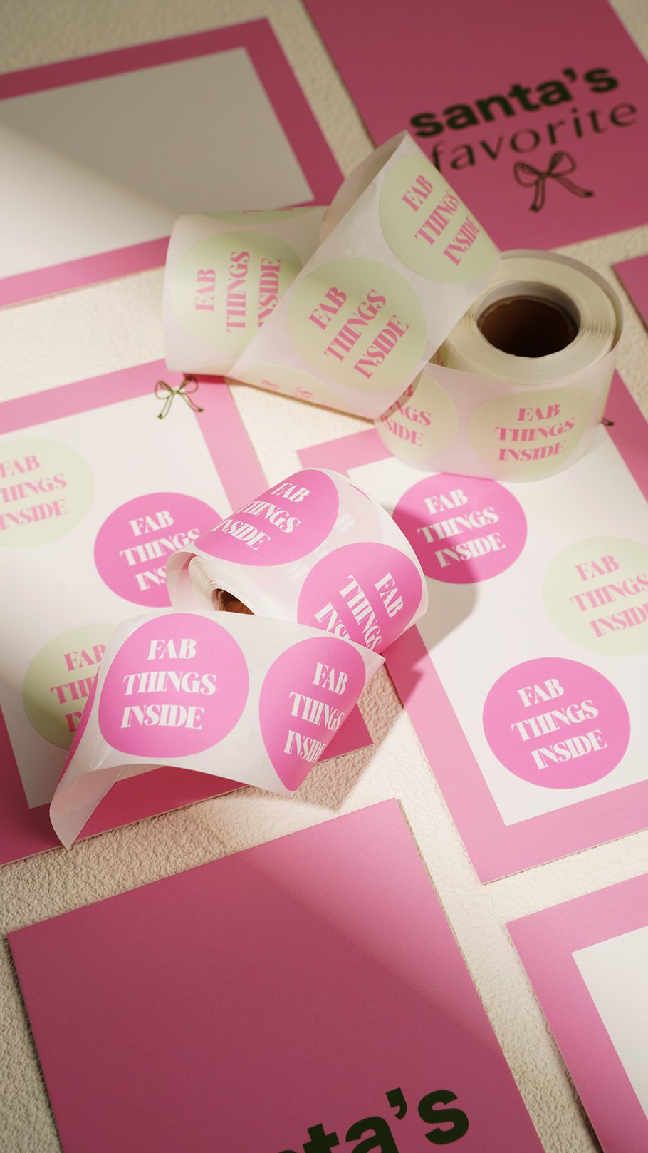 Stickers fab things inside - Pink green h5Picture2