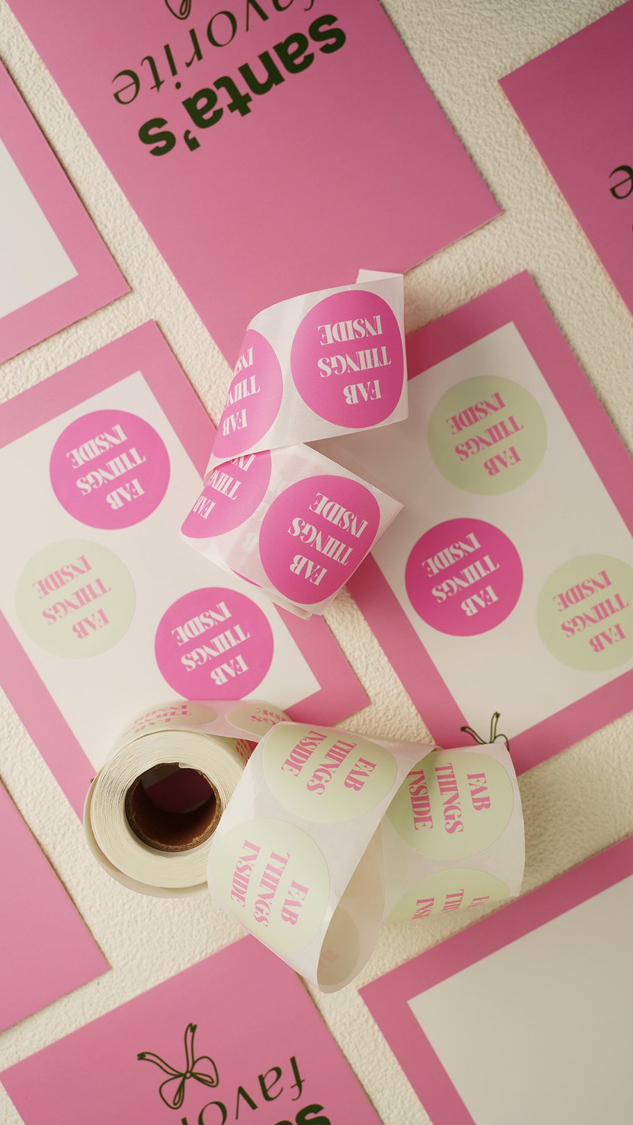 Stickers fab things inside - Pink green h5Picture3