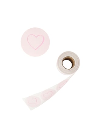 Stickers heart - Pink h5 