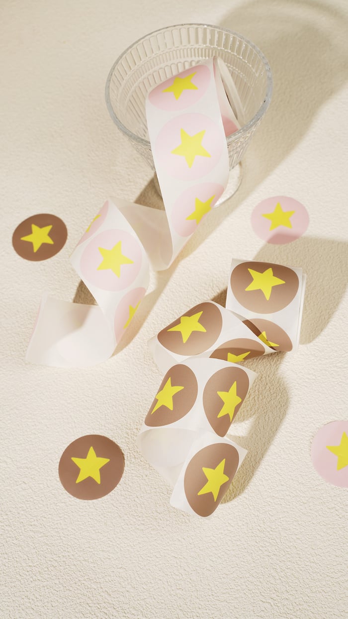 Stickers star - Yellow Picture2