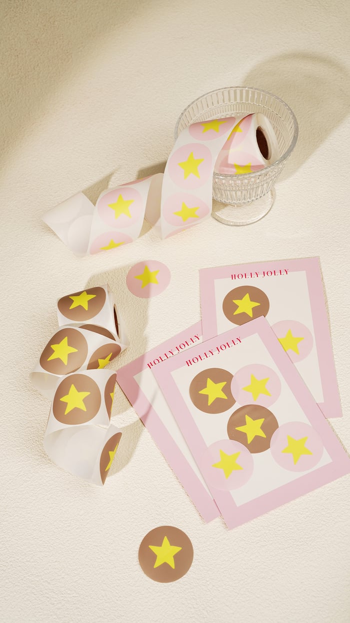 Stickers star - Pink Picture2