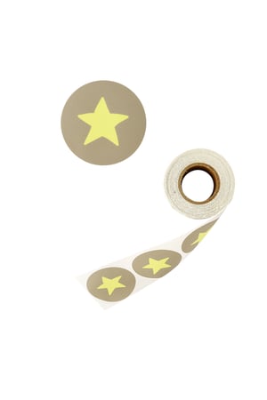 Stickers star - Yellow h5 