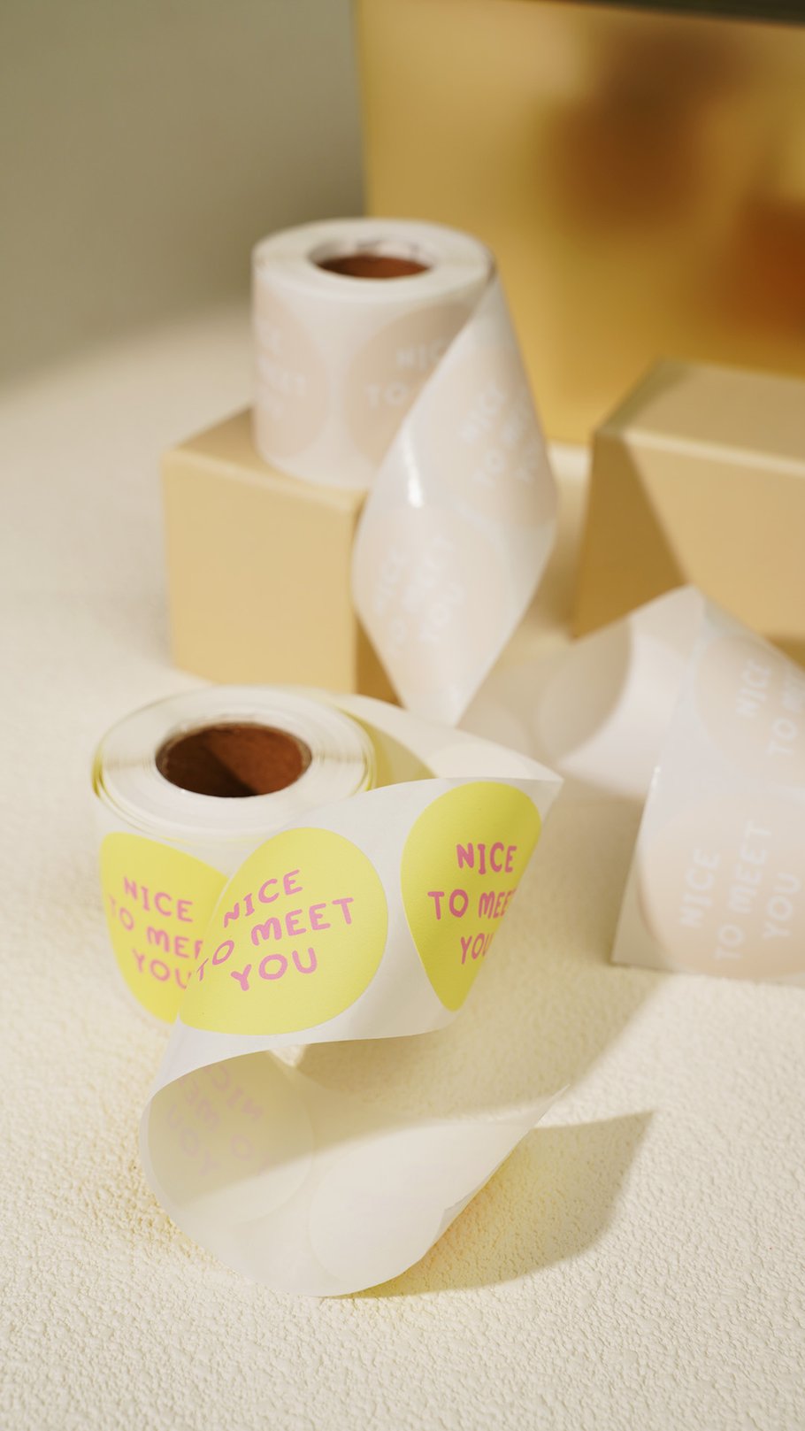 Stickers nice to meet you - Yellow h5Picture2