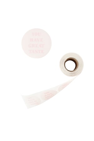 Stickers you have great taste - Pale pink h5 