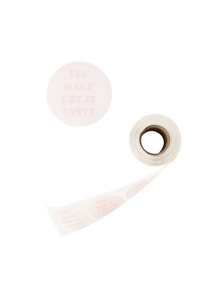 Stickers you have great taste - Pale pink 