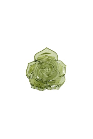 Rose hair clip - green h5 