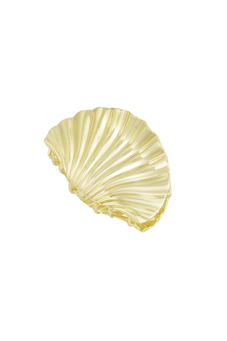 Shell hair clip - Gold color 2