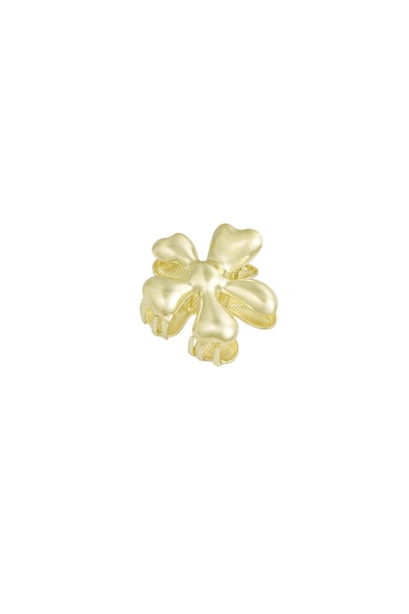 Floral hair clip - Gold color 2