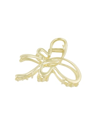 Classy hair clip - Gold color h5 