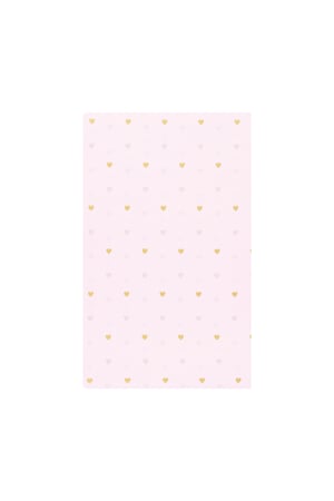 Tissue paper romantic hearts - Pink and gold h5 