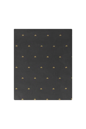 Tissue paper hearts - Black and gold h5 