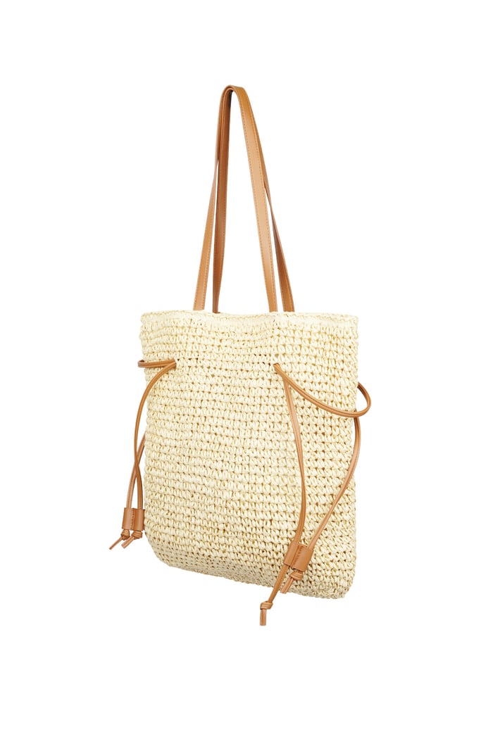 Beach Babe beach bag - off white Picture3