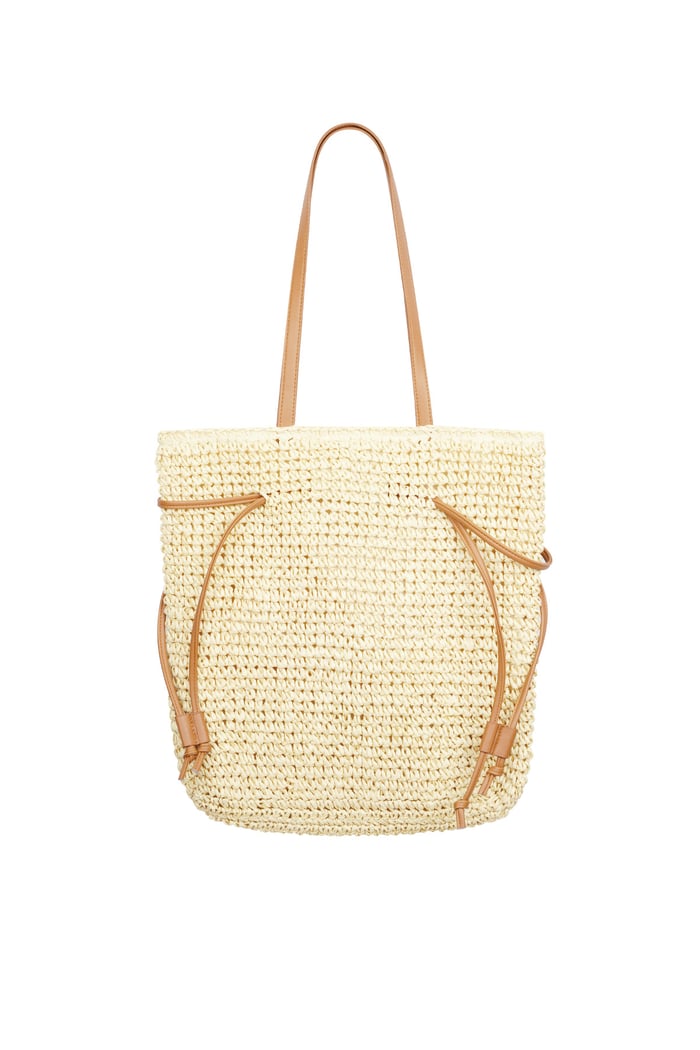 Beach Babe beach bag - off white 