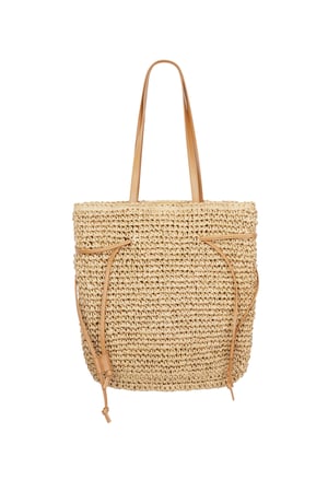 Beach Babe beach bag - beige h5 