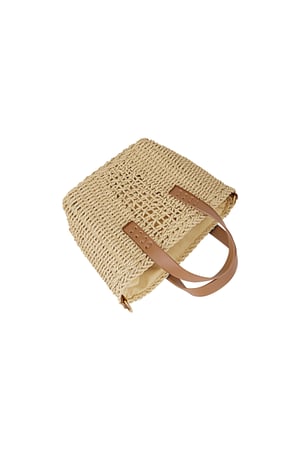 Basic shoulder bag - Beige h5 Picture4