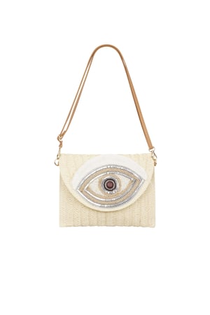 Borsa All Eyes on You questa estate - bianco sporco h5 