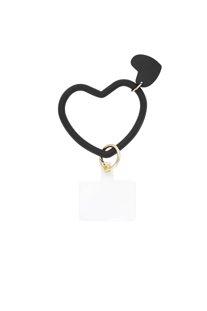 Phone accessory love link-Black gold color 