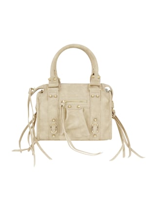 Spring Accent Fringe Bag - beige h5 