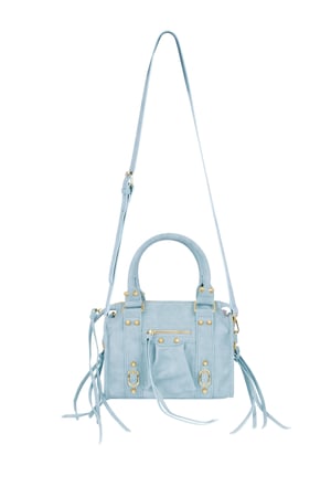 Spring Accent Fringe Bag - Blue h5 Picture2