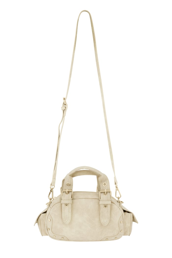 Trendy IT Girl tas - beige Afbeelding3