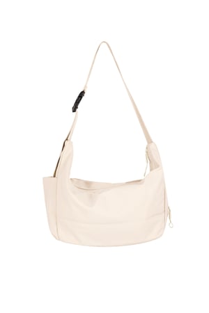 Borsa a tracolla con scomparti - beige h5 Immagine4