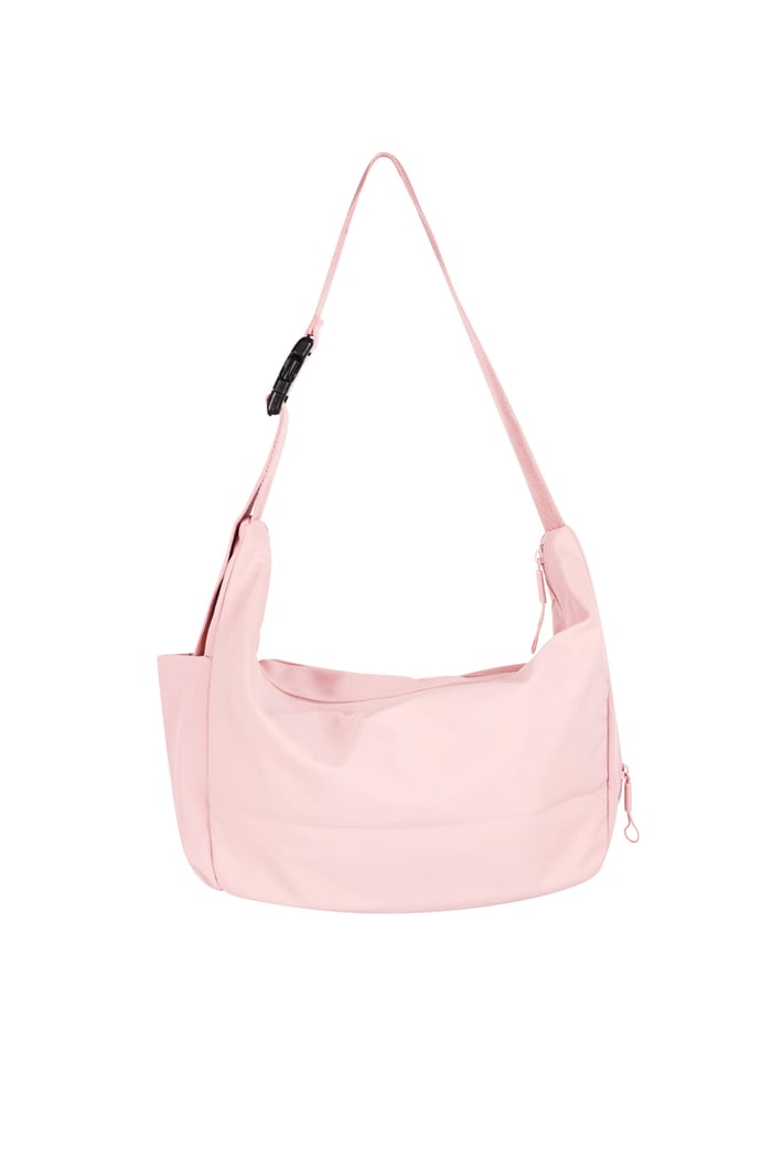 Bolso bandolera con compartimentos - rosa Imagen4