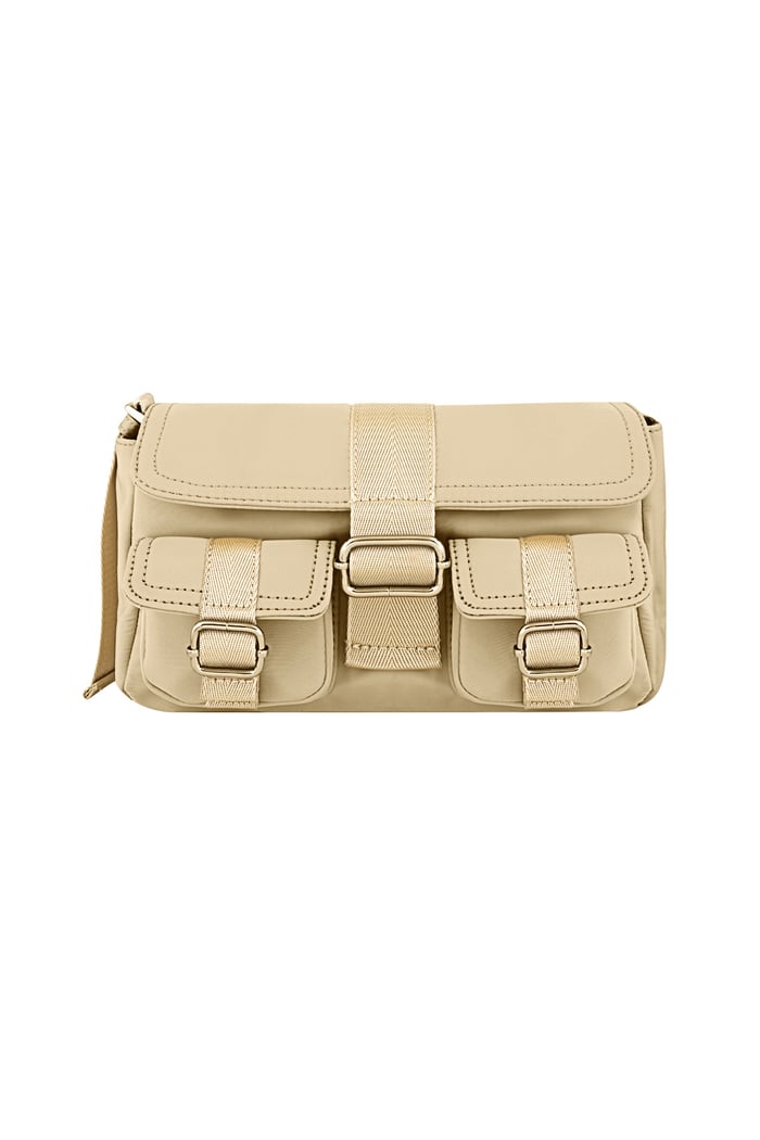 Sac cargo mignon - beige 